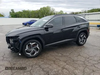 2023 Hyundai Tucson Limited with VIN KM8JECA12PU089695, listed as a Copart auction lot 50212965 with 45,270 mi miles and Salvage title. Bid and sale history available at DreamBid. Image 1.