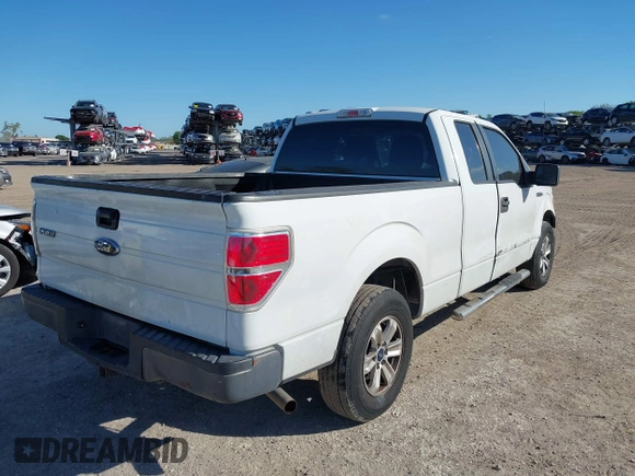 2010 Ford F-150 XL with VIN 1FTFX1CV1AKA50138, listed as a IAAI auction lot 41782929 with 221,452 mi miles. Bid and sale history available at carsss.com. Image 4.