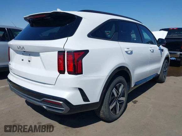 2023 Kia Sorento S with VIN 5XYRL4LC1PG214866, listed as a IAAI auction lot 41754839 with 24,166 mi miles and . Bid and sale history available at DreamBid. Image 4.