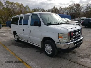 2008 Ford Econoline Passenger XL with VIN 1FBNE31L98DB47511, listed as a Copart auction lot 80104164 with 221,581 mi miles and Clean Title. Bid and sale history available at carsss.com. Image 4.