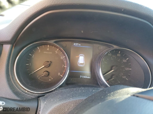 2019 Nissan Rogue SV with VIN 5N1AT2MT9KC793162, listed as a Copart auction lot 46518095 with 71,143 mi miles and Salvage Title. Bid and sale history available at carsss.com. Image 9.