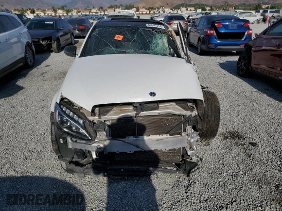 2018 Mercedes-Benz C 43 AMG with VIN 55SWF6EB0JU257229, listed as a Copart auction lot 68947254 with 116,622 mi miles and Non Repairable. Bid and sale history available at carsss.com. Image 5.