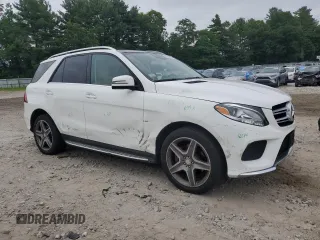 2017 Mercedes-Benz GLE 350 with VIN 4JGDA5HB5HA864688, listed as a Copart auction lot 62054415 with 94,808 mi miles and Salvage title. Bid and sale history available at DreamBid. Image 4.