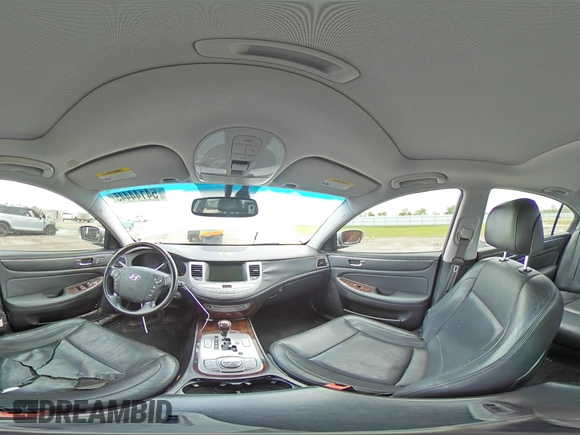 2011 Hyundai Genesis with VIN KMHGC4DF1BU119646, listed as a Copart auction lot 54144445 with Not Provided miles and Salvage Title. Bid and sale history available at DreamBid. Image 14.