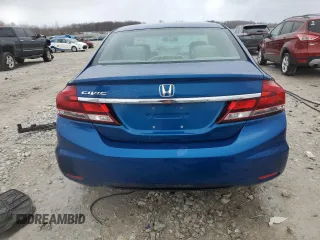 2014 Honda Civic EX with VIN 2HGFB2F81EH551281, listed as a Copart auction lot 52995925 with 160,180 mi miles and Clean Title. Bid and sale history available at carsss.com. Image 6.