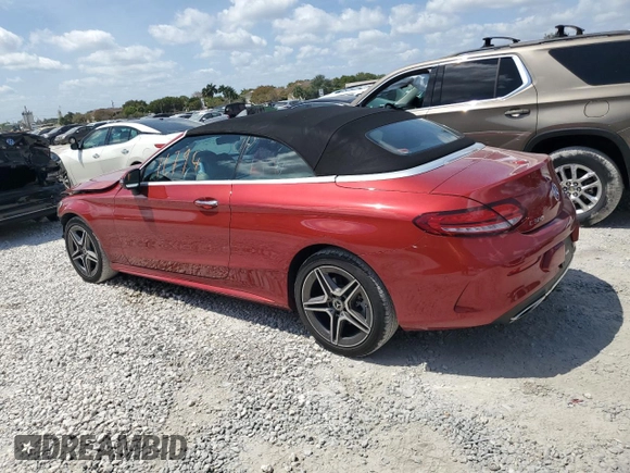 2021 Mercedes-Benz C 300 with VIN W1KWK8EB0MG104360, listed as a Copart auction lot 51353924 with 11,794 mi miles and Salvage Title. Bid and sale history available at DreamBid. Image 2.
