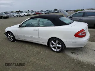 2005 Mercedes-Benz CLK 320 with VIN WDBTK65G95T044664, listed as a Copart auction lot 76533454 with 127,431 mi miles and Salvage Title. Bid and sale history available at DreamBid. Image 2.
