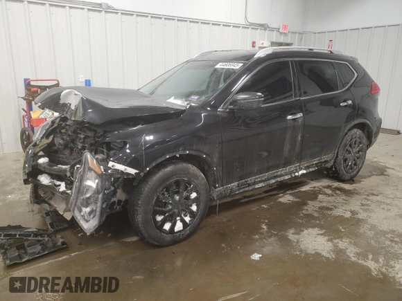 2017 Nissan Rogue S with VIN KNMAT2MV8HP562308, listed as a Copart auction lot 44606945 with Not Provided miles and Salvage Title. Bid and sale history available at carsss.com. Image 1.