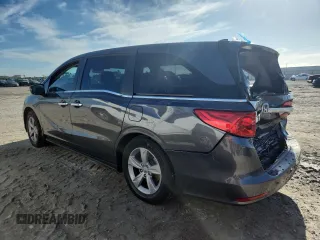 2018 Honda Odyssey EX with VIN 5FNRL6H51JB093079, listed as a Copart auction lot 64400315 with 117,619 mi miles and Non repairable. Bid and sale history available at DreamBid. Image 2.