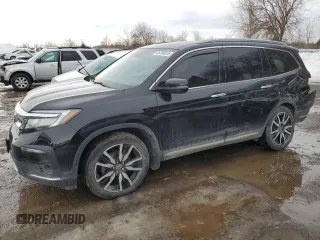 2021 Honda Pilot Touring 8-Passenger with VIN 5FNYF6H98MB500048, listed as a Copart auction lot 46789315 with 89,974 mi miles and Salvage title. Bid and sale history available at DreamBid. Image 1.