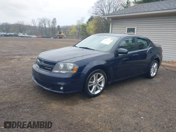 2013 Dodge Avenger SXT with VIN 1C3CDZCG7DN582562, listed as a IAAI auction lot 42084933 with 48,537 mi miles and . Bid and sale history available at carsss.com. Image 2.