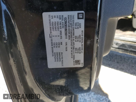 2011 Chevrolet Silverado 1500 LT with VIN 1GCRKSE30BZ393111, listed as a Copart auction lot 45538445 with 196,790 mi miles and Salvage Title. Bid and sale history available at DreamBid. Image 12.