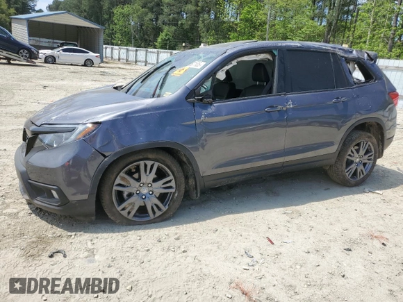 2021 Honda Passport EX-L с VIN 5FNYF8H59MB041430, выставлен на аукционе Copart как лот 56387105 с пробегом 31 232 миль миль и Списание • Salvage title. История ставок и продаж доступна на DreamBid. Изображение 1.