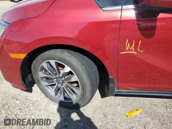 2023 Honda Odyssey EX-L с VIN 5FNRL6H64PB032715, выставлен на аукционе Copart как лот 52238215 с пробегом 39 871 миль миль и Списание • Salvage title. История ставок и продаж доступна на DreamBid. Изображение 13.