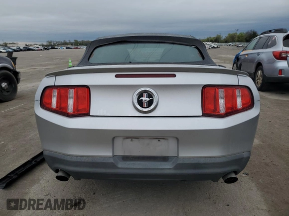 2012 Ford Mustang V6 with VIN 1ZVBP8EM9C5228274, listed as a Copart auction lot 50447034 with 182,877 mi miles and Clean Title. Bid and sale history available at carsss.com. Image 6.