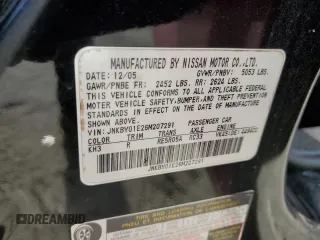 2006 Infiniti M45 with VIN JNKBY01E26M207291, listed as a Copart auction lot 41690895 with 207,452 mi miles and Salvage Title. Bid and sale history available at carsss.com. Image 14.