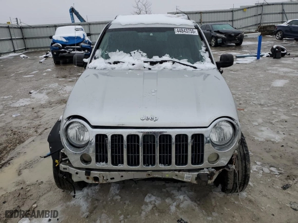 2006 Jeep Liberty Limited with VIN 1J4GL58K06W222143, listed as a Copart auction lot 44843755 with 181,116 mi miles and Salvage Title. Bid and sale history available at carsss.com. Image 5.