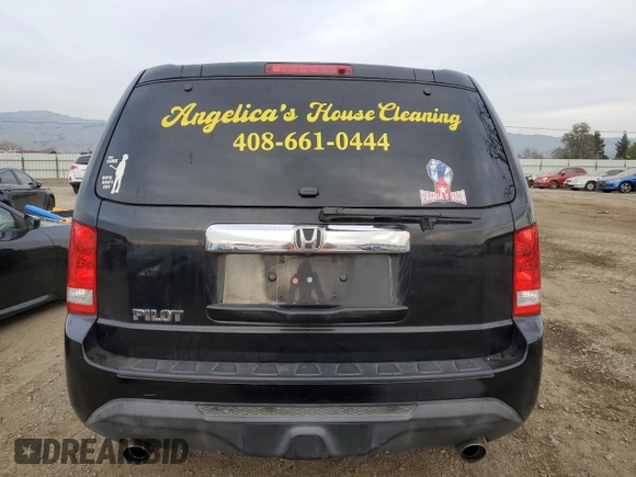 2014 Honda Pilot EX-L with VIN 5FNYF3H55EB028226, listed as a Copart auction lot 42450295 with 112,011 mi miles and Salvage Title. Bid and sale history available at carsss.com. Image 6.