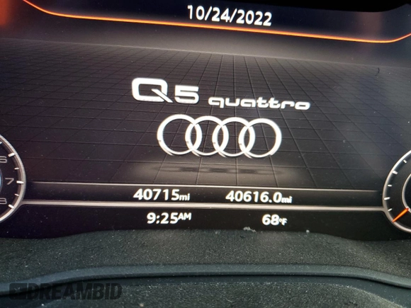 2019 Audi Q5 Premium Plus with VIN WA1BNAFY7K2080928, listed as a Copart auction lot 63983112 with 40,715 mi miles. Bid and sale history available at carsss.com. Image 8.