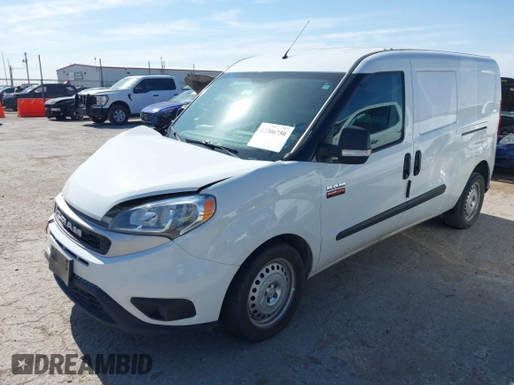 2022 Ram ProMaster City Cargo Tradesman z VIN ZFBHRFAB7N6Y29442, wystawiony jako IAAI lot #42306750 z przebiegiem 89 057 mil mil oraz . Historia ofert i sprzedaży dostępna na DreamBid. Obrazek 2.