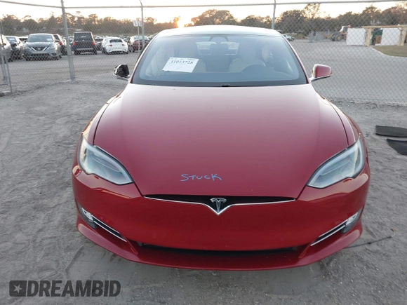 2020 Tesla Model S Long Range with VIN 5YJSA1E26LF390856, listed as a IAAI auction lot 41013728 with 54,985 mi miles. Bid and sale history available at carsss.com. Image 11.