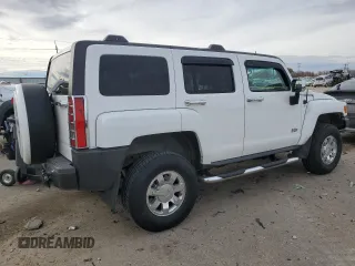 2009 Hummer H3 SUV Luxury with VIN 5GTEN13E298106011, listed as a Copart auction lot 77596674 with 143,356 mi miles and Salvage Title. Bid and sale history available at carsss.com. Image 3.