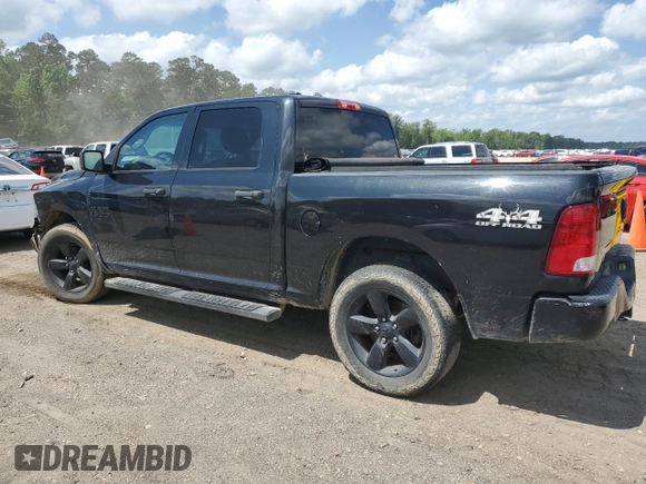 2018 Ram 1500 Express with VIN 1C6RR7KG9JS258692, listed as a Copart auction lot 54575175 with 143,949 mi miles and Salvage title. Bid and sale history available at DreamBid. Image 2.