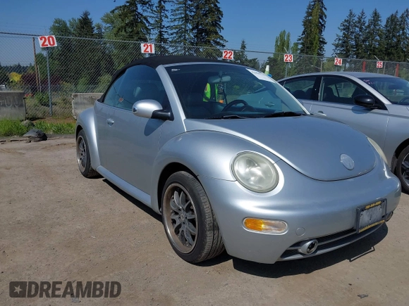 2003 Volkswagen Beetle GLS with VIN 3VWCK21YX3M303714, listed as a IAAI auction lot 42098719 with 174,152 mi miles and . Bid and sale history available at DreamBid. Image 6.