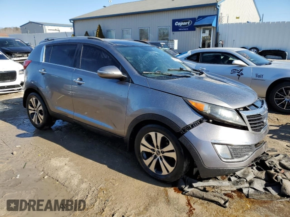 2012 Kia Sportage EX with VIN KNDPC3A25C7185245, listed as a Copart auction lot 46291275 with 199,980 mi miles and Non repairable. Bid and sale history available at DreamBid. Image 4.