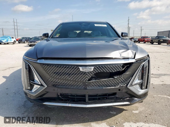 2023 Cadillac LYRIQ RWD Luxury z VIN 1GYKPMRK3PZ001935, wystawiony jako Copart lot #53645875 z przebiegiem Nie podano mil oraz Nie do naprawy • Non repairable. Historia ofert i sprzedaży dostępna na DreamBid. Obrazek 5.