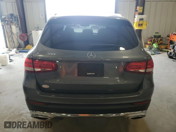 2019 Mercedes-Benz GLC 300 with VIN WDC0G4JB2KF612553, listed as a Copart auction lot 52122915 with 85,600 mi miles and Salvage title. Bid and sale history available at DreamBid. Image 6.