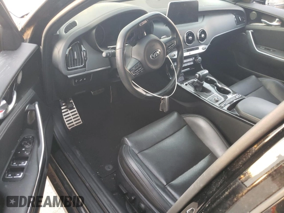 2020 Kia Stinger GT-Line with VIN KNAE15LA5L6076963, listed as a Copart auction lot 79662304 with Not Provided miles and Non Repairable. Bid and sale history available at DreamBid. Image 8.