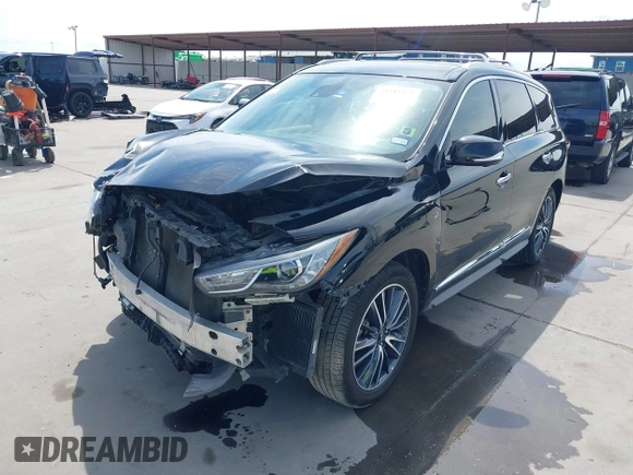 2018 Infiniti QX60 with VIN 5N1DL0MM3JC522705, listed as a IAAI auction lot 41883872 with 103,455 mi miles. Bid and sale history available at carsss.com. Image 18.