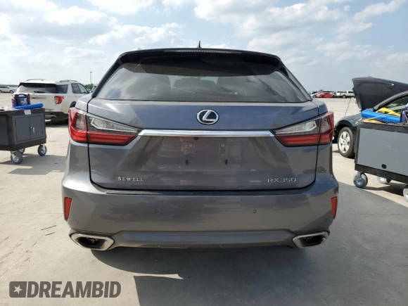 2016 Lexus RX 350 with VIN 2T2ZZMCAXGC030286, listed as a Copart auction lot 53622275 with 90,246 mi miles and Salvage Title. Bid and sale history available at DreamBid. Image 6.
