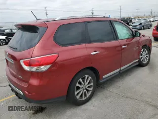 2015 Nissan Pathfinder SL with VIN 5N1AR2MN7FC640690, listed as a Copart auction lot 55817655 with 116,718 mi miles and Salvage title. Bid and sale history available at DreamBid. Image 3.