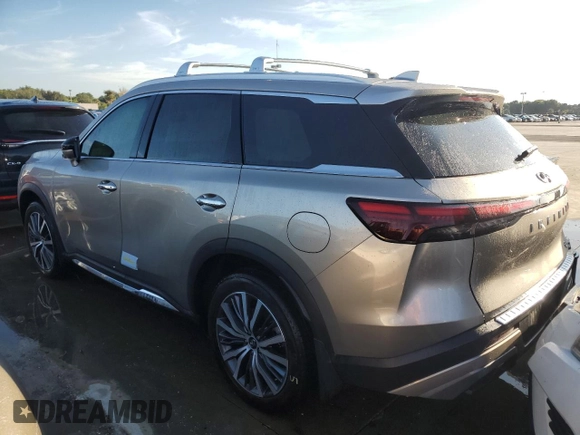 2023 Infiniti QX60 Sensory с VIN 5N1DL1GR2PC331945, выставлен на аукционе Copart как лот 73808924 с пробегом Не указан миль и На запчасти • Non repairable. История ставок и продаж доступна на DreamBid. Изображение 2.