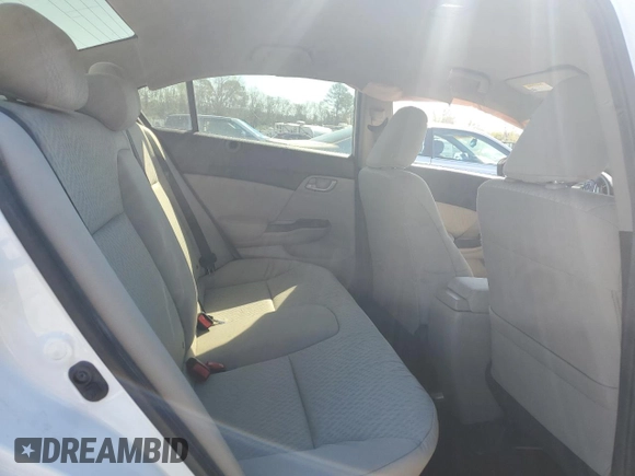 2015 Honda Civic LX with VIN 19XFB2F56FE119187, listed as a Copart auction lot 49957975 with 104,792 mi miles and Salvage Title. Bid and sale history available at DreamBid. Image 11.