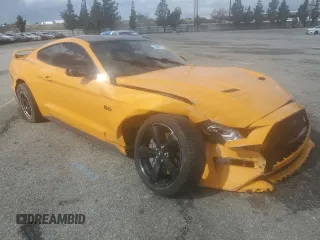 2022 Ford Mustang GT with VIN 1FA6P8CF8N5142200, listed as a Copart auction lot 45056715 with 40,672 mi miles and Salvage Title. Bid and sale history available at carsss.com. Image 4.