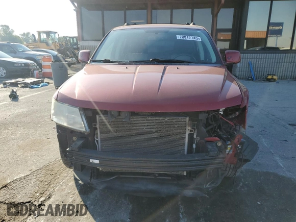 2009 Dodge Journey SXT with VIN 3D4GG57V19T150405, listed as a Copart auction lot 70817743 with 142,969 mi miles and Salvage Title. Bid and sale history available at carsss.com. Image 5.