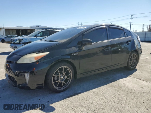 2013 Toyota Prius One with VIN JTDKN3DU4D5585313, listed as a Copart auction lot 50271205 with 137,590 mi miles and Salvage Title. Bid and sale history available at carsss.com. Image 1.