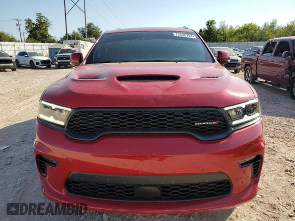 2022 Dodge Durango GT Plus with VIN 1C4RDHDG7NC102371, listed as a Copart auction lot 75436294 with 37,403 mi miles and Clean title. Bid and sale history available at DreamBid. Image 5.