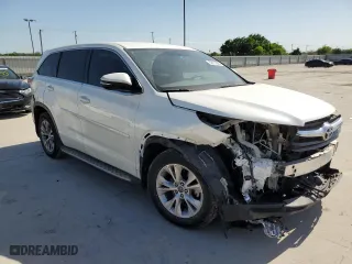 2016 Toyota Highlander LE Plus with VIN 5TDZKRFH7GS166851, listed as a Copart auction lot 52811805 with 124,509 mi miles and Salvage Title. Bid and sale history available at carsss.com. Image 4.
