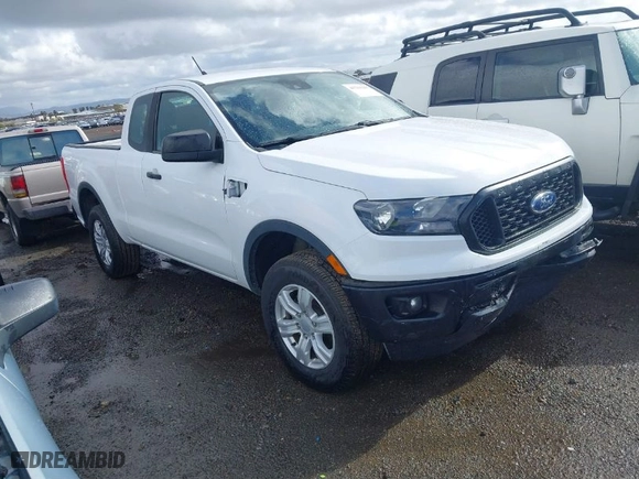 2021 Ford Ranger XL with VIN 1FTER1EH0MLD12677, listed as a IAAI auction lot 41763367 with 99,261 mi miles. Bid and sale history available at carsss.com. Image 1.