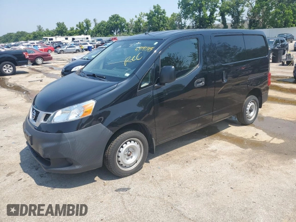 2019 Nissan NV200 S with VIN 3N6CM0KN2KK712545, listed as a Copart auction lot 59191145 with 25,769 mi miles and Salvage title. Bid and sale history available at DreamBid. Image 1.