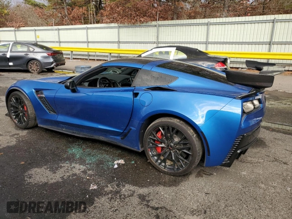2016 Chevrolet Corvette Z06 3LZ with VIN 1G1YU2D63G5603029, listed as a Copart auction lot 69495914 with 0 mi miles and Salvage Title. Bid and sale history available at carsss.com. Image 2.