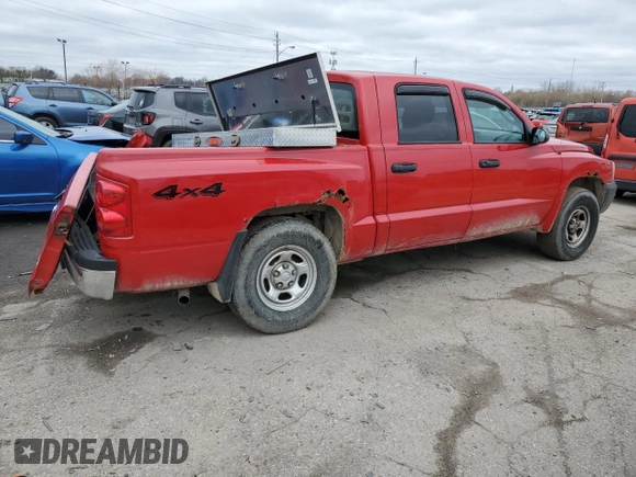 2007 Dodge Dakota ST z VIN 1D7HW28N07S163927, wystawiony jako Copart lot #46596084 z przebiegiem 173 970 mil mil oraz Nie do naprawy • Non repairable. Historia ofert i sprzedaży dostępna na DreamBid. Obrazek 3.