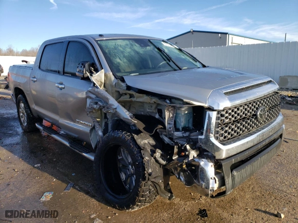 2018 Toyota Tundra 4WD SR5 with VIN 5TFDW5F1XJX742413, listed as a Copart auction lot 85025814 with 292,192 mi miles and Salvage Title. Bid and sale history available at carsss.com. Image 4.
