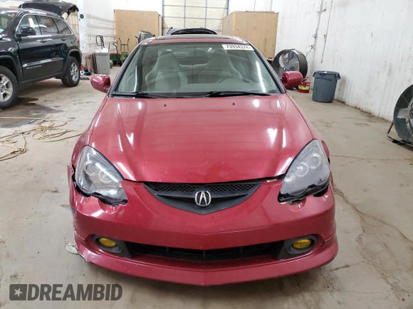 2002 Acura RSX Type S with VIN JH4DC53042C019989, listed as a Copart auction lot 73934374 with 169,366 mi miles and Salvage Title. Bid and sale history available at carsss.com. Image 5.