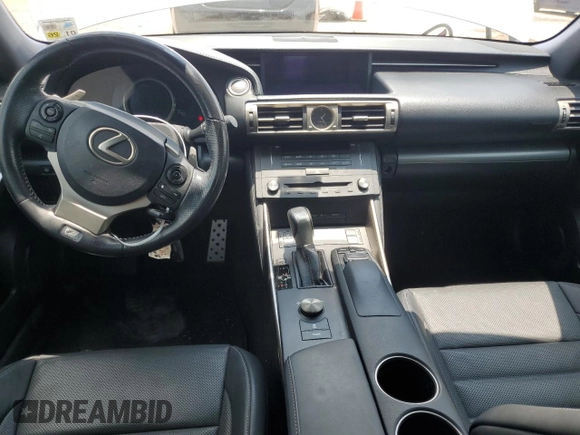 2016 Lexus IS 200t with VIN JTHBA1D21G5017179, listed as a Copart auction lot 59619775 with 63,832 mi miles and Salvage title. Bid and sale history available at DreamBid. Image 8.