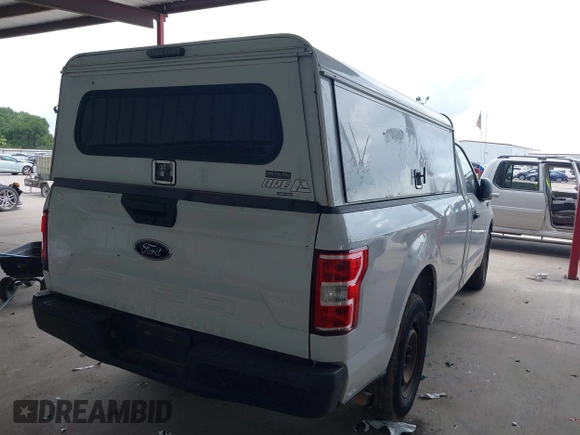 2018 Ford F-150 XL with VIN 1FTMF1CB1JKF83171, listed as a IAAI auction lot 42669775 with 128,140 mi miles and . Bid and sale history available at DreamBid. Image 4.